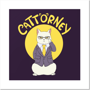 Cat Attorney - Ver. 2 Posters and Art